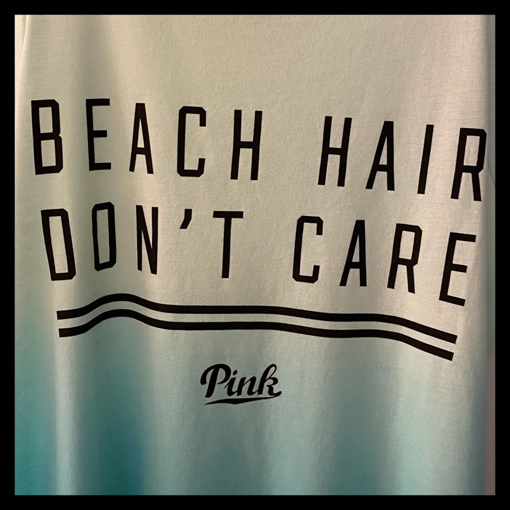 Beach Hair Don’t Care! VS Pink Tank!